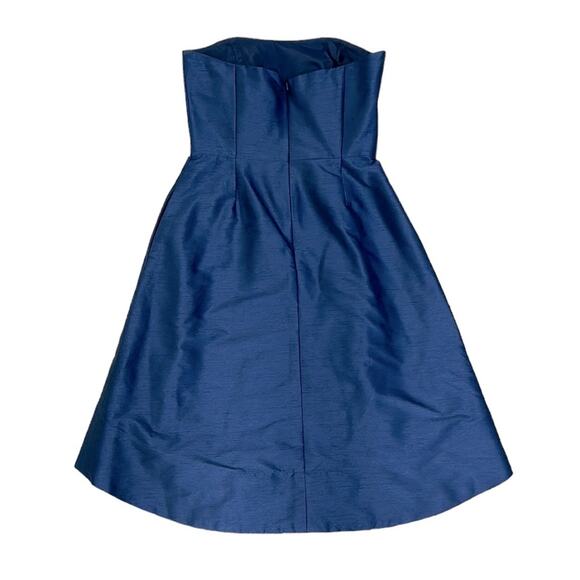 Alfred Sung Navy Blue Strapless High Low Dress Women’s size 10 - Picture 4 of 4